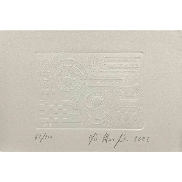 Etching and embossing realized by Fausto Maria Franchi in 2002. Edition of 62/200. Hand signed and numbered in pencil....