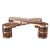 "Melagrana" Coffee Table with Burl Walnut and Bronze Details Bizimyer Furniture. Unmatched. Unrivalled. Designed by Hasan...