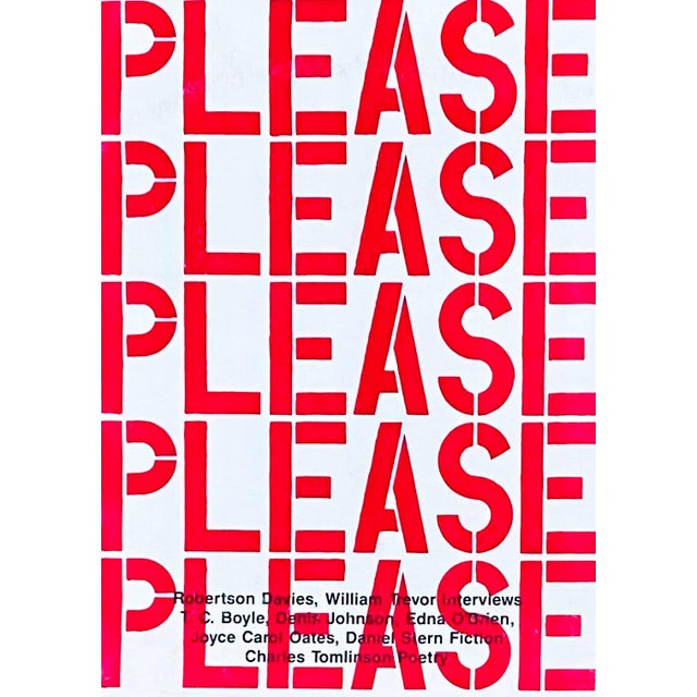 Christopher Wool The Paris Review: 1989 The Paris Review book, with original cover design by Christopher Wool. Offset...