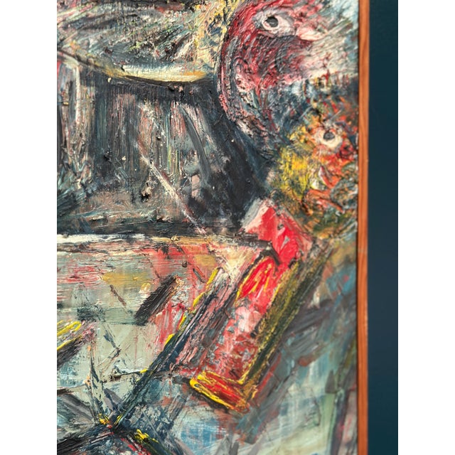 Bengt Fredriksson, Composition, 1960s, Oil on Canvas For Sale - Image 5 of 18