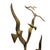 Modernist Brass Seagull Sculpture, Abstract Birds in Flight For Sale - Image 10 of 16
