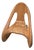 Vintage Sculptural Rocking Chair Handcrafted by Carl Gromoll (Carved, Polished and Laminated Baltic Birch) For Sale