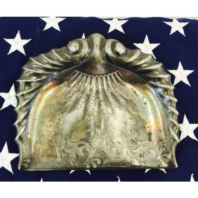 Antique Etched & Engraved Silver Butler's Set For Sale - Image 4 of 8