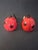 Red Mid Century Modern Kitschy Ceramic Ladybug Salt & Pepper Shakers- A Pair For Sale - Image 8 of 9