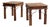 The Vintage Iron and Wood Side Tables For Sale