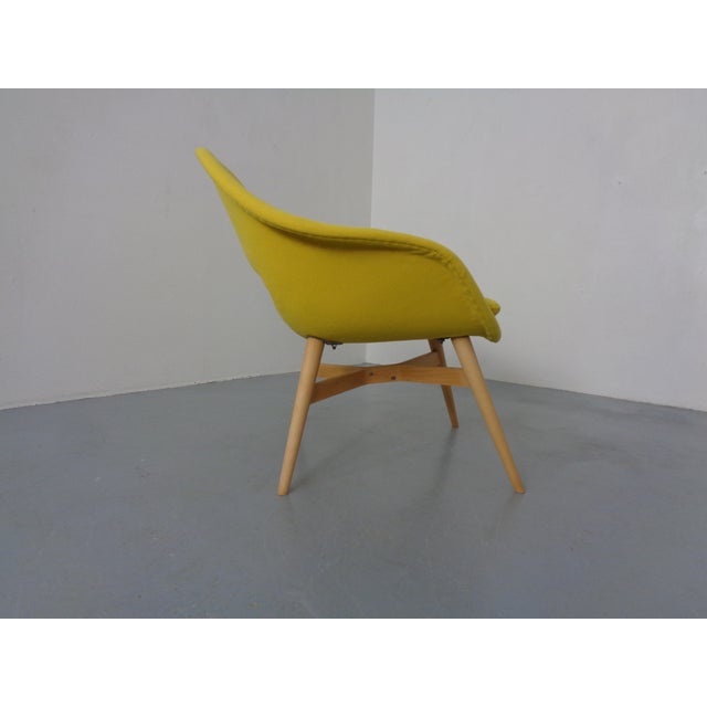 Shell Lounge Chair by Miroslav Navratil, Czech Republic, 1960s For Sale - Image 6 of 16