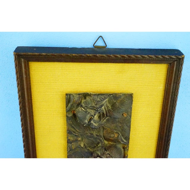 19th Century Art Nouveau Bas-Relief Flowers Panel in Bronze For Sale - Image 17 of 18