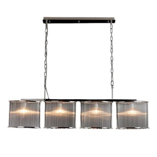 Collection Nettuno Chandelier in Metal and Glass by Jago For Sale