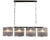 Collection Nettuno Chandelier in Metal and Glass by Jago For Sale