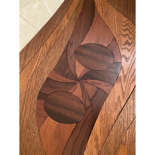 Mid 20th Century Large Vintage 1960s Wood Wall Sculpture Hanging Art – Abstract Organic Design For Sale - Image 5 of 7