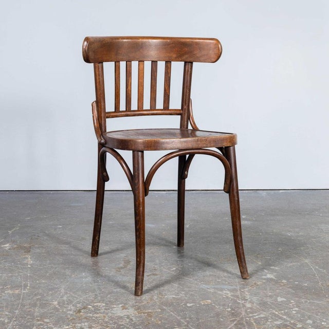 Warm Oak Classic Bentwood Dining Chair, 1940s For Sale - Image 6 of 11