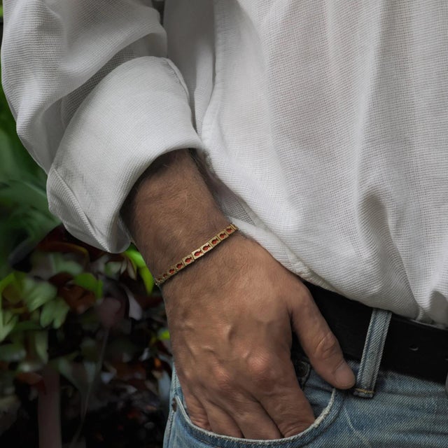 Lucky Fish Red Woven Unisex String Bracelet For Sale In Miami - Image 6 of 8