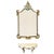 Mid-Century Italian Baroque Style Cream and Gilt Crackled Mirror and Wall Console, 1950s, Set of 2 For Sale - Image 9 of 14