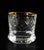 Mid-Century European Glasses with Gilded Edges, Set of 3 For Sale - Image 6 of 7