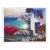 Art Print Mediterranean Sunlit Harbor Mikki Senkarik 26 1/2" X 32" 1996 Ab5099 Open Ed For Sale