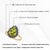 Peridot Blue Sapphire Halo Green 14k Gold Ring Size 4, Fine Jewelry by VRJewels For Sale - Image 12 of 18