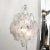 Pair of Modernist Hand-Blown Murano Glass Diamond Form Polyhedral Sconces For Sale - Image 11 of 12