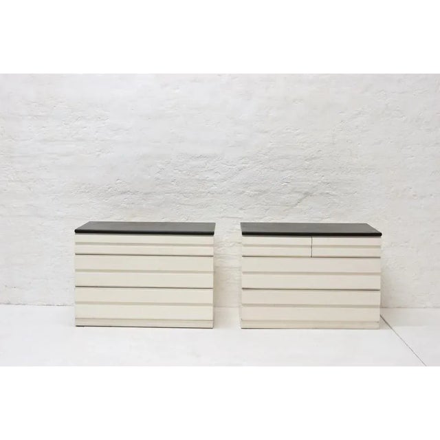 Mid-Century Modern Vintage Samarcanda Commodes by Vico Magistretti for Poggi Mantova, Set of 3 For Sale - Image 3 of 7