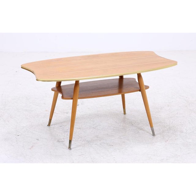 Vintage Coffee Table in Wood, 1950s For Sale - Image 3 of 11