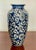 1960s Porcelain Blue and White Raised Texture Vase, Asian For Sale In New York - Image 6 of 7