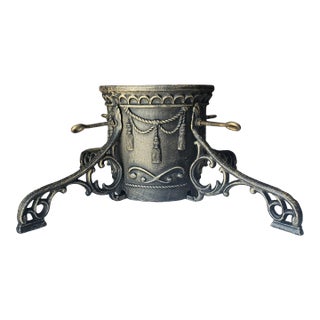 Vintage Cast Iron Christmas Tree Stand For Sale