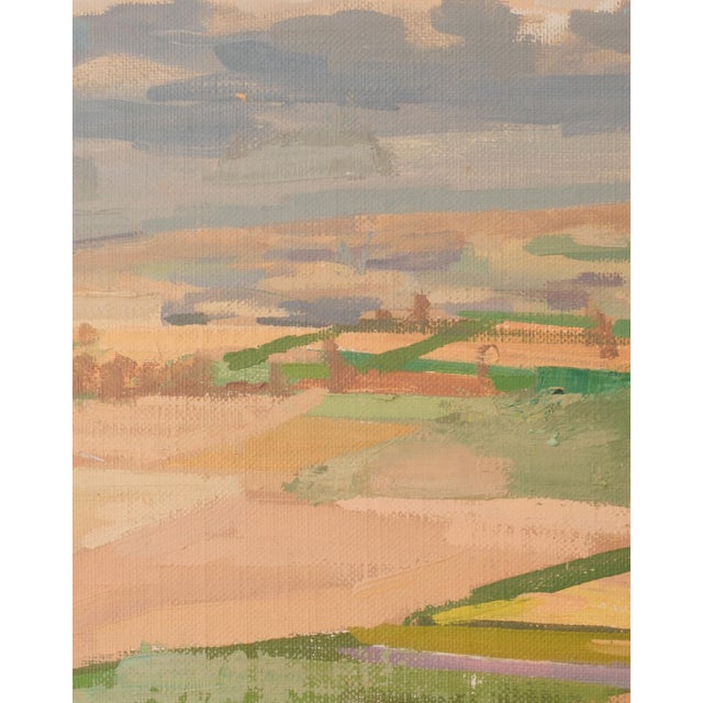A serene landscape by René Guinand, Le Bernex au Jura (1955) reflects the artist’s sensitive approach to the natural world...
