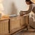 Mid-Century Modern Media Credenza Solid Hardwood For Sale - Image 4 of 5