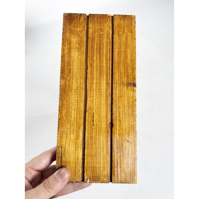 Olive Wood Oil/Vinegar Bottle Holder, France, 1950, Set of 3 For Sale - Image 9 of 14
