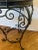 Metal Tall Free Standing Whimsical Black Iron Functional Birdcage For Sale - Image 7 of 11