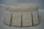 Traditional Round Tufted Ottoman W. Pleated Skirt For Sale - Image 3 of 11
