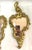 Vintage Sweet Petite Gold Scroll Wall Mirrors- A Pair For Sale - Image 14 of 14