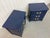Vintage French Provincial Navy Blue Bachelor Chest Nightstands - Set of 2 For Sale - Image 4 of 9