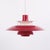 Model PH 5 Pendant in Red Lacquered Metal by Poul Henningsen for Louis Poulsen For Sale - Image 9 of 10
