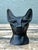 Vintage Metal Cat Head Paperweight For Sale - Image 11 of 12