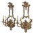 Pair of Vintage Italian Renaissance Electric Bronze Wall Sconces For Sale
