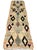 Abstract Midcentury Boujad Abstract Wool Runner 2.8 X 10.2 For Sale - Image 3 of 10