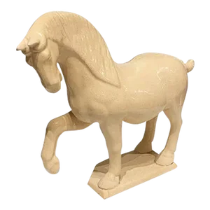 Asian Ceramic Horse Statue