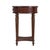 Spritely Home Accent Furniture Jules 1 Drawer Round End Table, Cherry Brown For Sale - Image 4 of 7