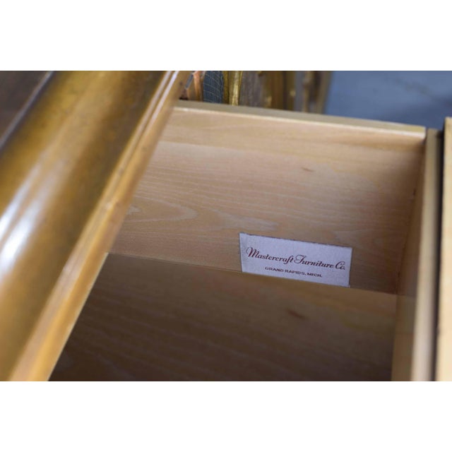 Mid Century Italian Neoclassical Revival Gold Leaf Sideboard by Mastercraft For Sale - Image 13 of 13