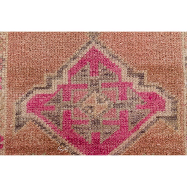 Mid 20th Century Turkish Anatolian Oushak Runner Rug For Sale - Image 9 of 9