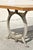 Industrial Style Cast Iron and Reclaimed Wood Farmhouse Rustic Dining Table For Sale - Image 4 of 12
