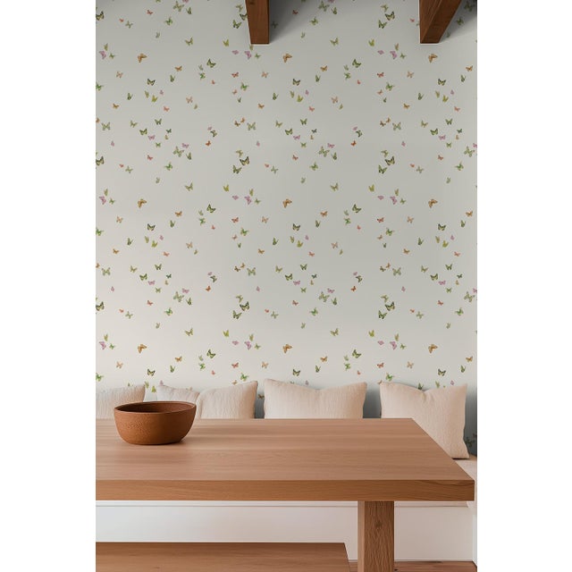 Our Butterfly Grove wallpaper design was inspired by a freshly bloomed English Garden with butterflies fluttering in the...