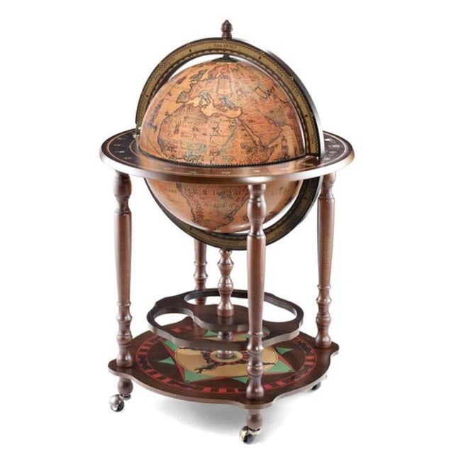 Early 21st Century Minos Globe Bar by Zoffoli Mappamondi For Sale - Image 5 of 5