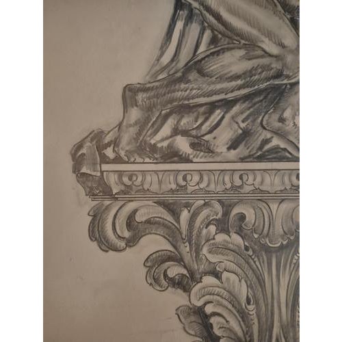Unknown, Sketches, 1940s, Set of 3 For Sale - Image 11 of 17