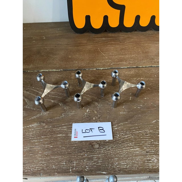 Modular Candlesticks from NAGEL, 1970, Set of 3 For Sale - Image 6 of 18