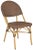 Modern Stacking Indoor-Outdoor Side Chair in Brown - a Pair For Sale - Image 3 of 8