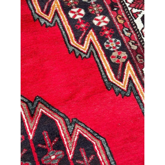 Vintage Rustic Mazlaghan Rug, 1950s For Sale - Image 15 of 18