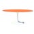 Mid-Century Tulip Dining Table Attributed to Eero Saarinen for Knoll W/ Orange Laminate Top For Sale In Los Angeles - Image 6 of 6