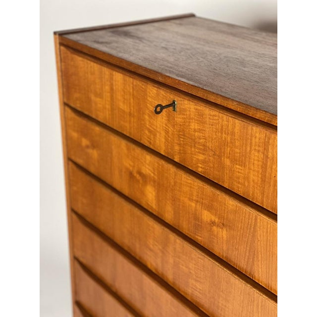Scandinavian Teak Chest of Drawers, 1960s For Sale - Image 3 of 10