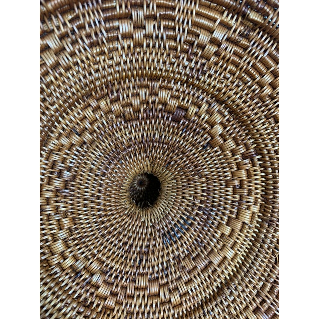 Mid 20th Century East African Coiled Lidded Basket, Possibly Ethiopian For Sale - Image 10 of 12